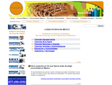 Tablet Screenshot of licenciaturas.estudia.com.mx