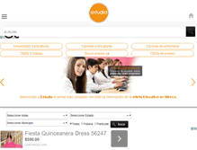 Tablet Screenshot of estudia.com.mx