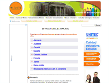 Tablet Screenshot of internacional.estudia.com.mx